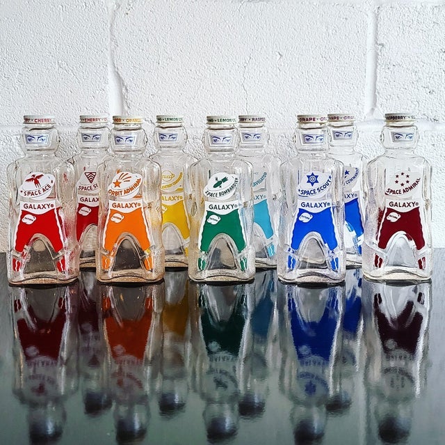 Galaxy Spacemen Bottles | JoRetro Vintage Market