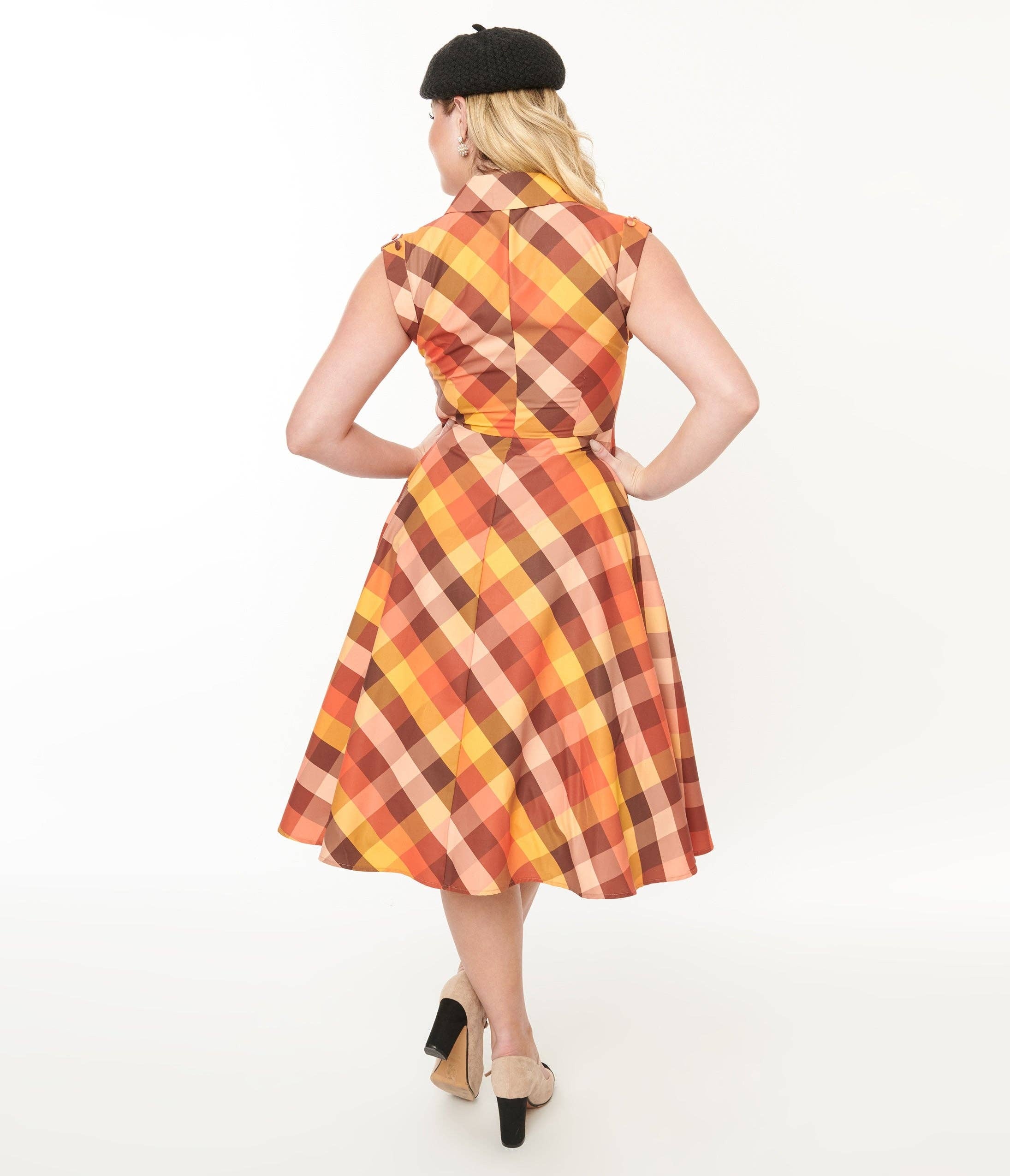 Madras plaid dress shop
